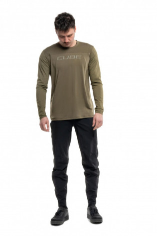 Koszulka rowerowa Cube 12424 MTB Round Neck Jersey PRO TM L/S