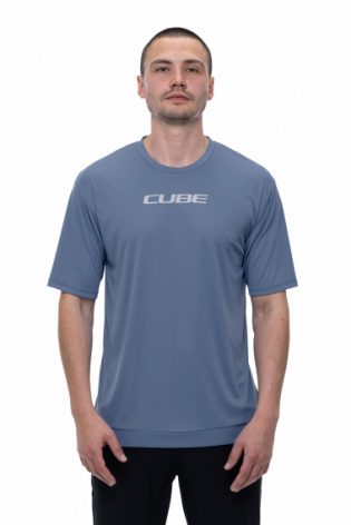 Koszulka rowerowa Cube 12195 MTB Round Neck Jersey TECH S/S