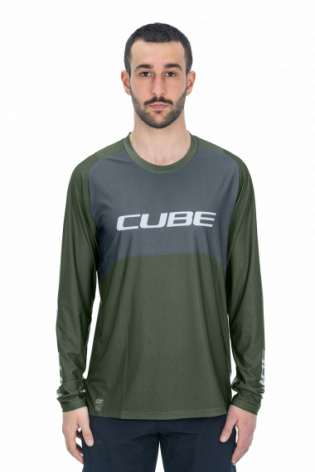 Koszulka rowerowa Cube 12296 VERTEX Round Neck Jersey TM L/S